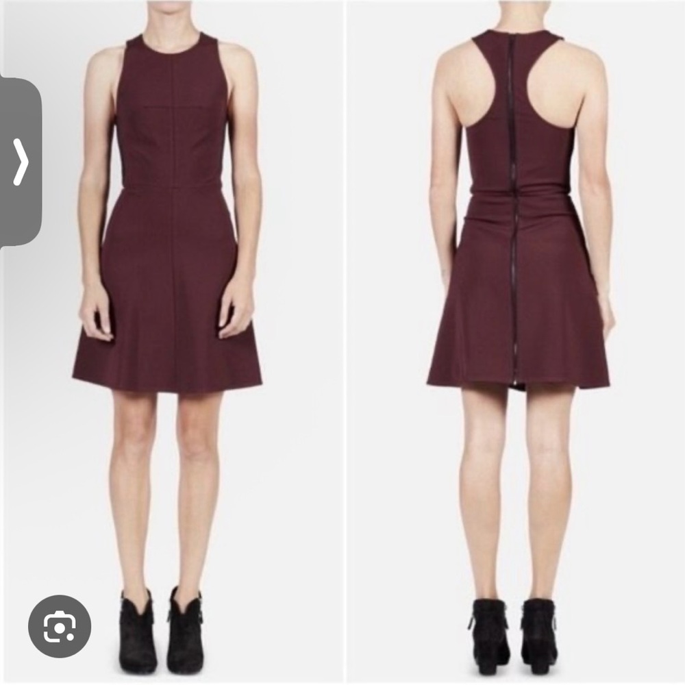 Rag & Bone Sabina Fit & Flare Dress In Port
